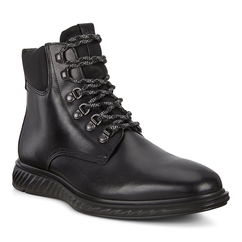 Ecco St.1 Hybrid Lite Mens Boots In Black Sale - India HGQ-924670